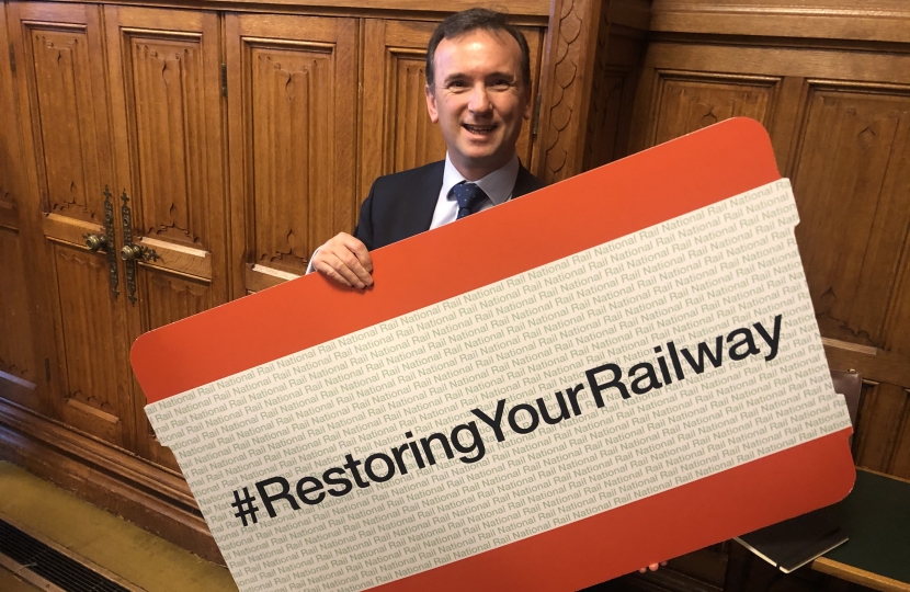 Alun Cairns Restoring Railways 