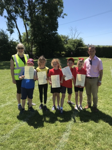 Alun awards winners at St David's