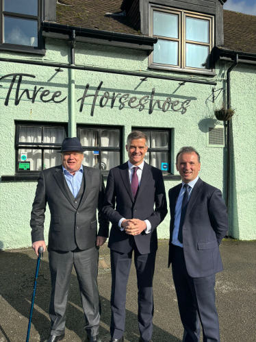 Alun Cairns MP and local Cllr Steve Haines met with the Secretary of State for Transport 